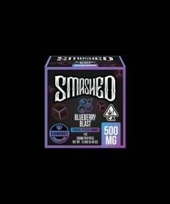 Smashed 500mg Blueberry Blast Liquid Diamond Gummies