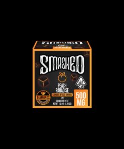 Smashed 500mg Peach Paradise Liquid Diamond Gummies